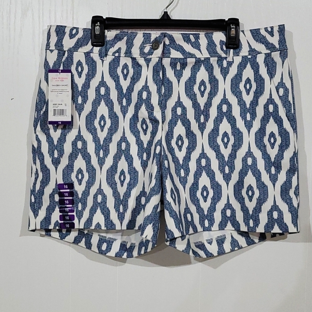 Isaac Mizrahi Womens New York Tailored Shorts